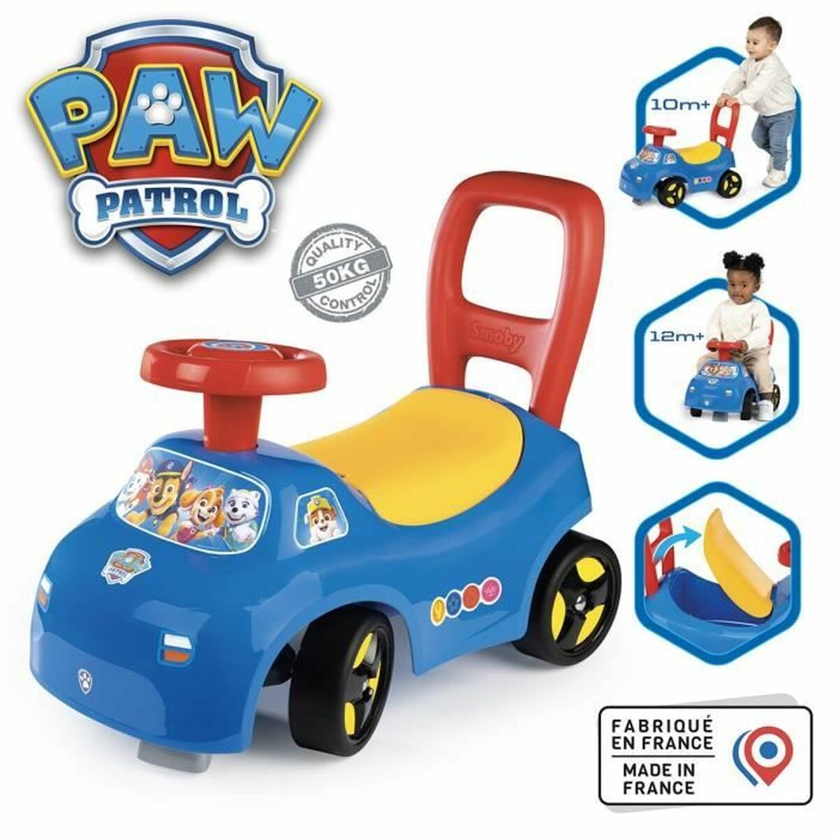 Cavalcabili Smoby Paw Patrol 2 in 1 - Disponibile in 3-4 giorni lavorativi