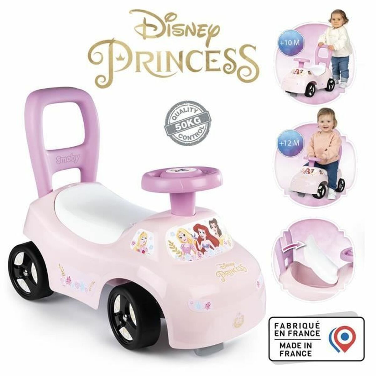 Cavalcabili Smoby Disney Princess 2 in 1 - Disponibile in 3-4 giorni lavorativi