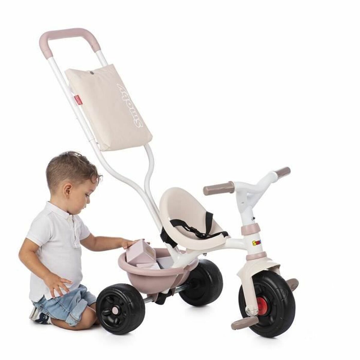 Triciclo Smoby Rosa - Disponibile in 3-4 giorni lavorativi