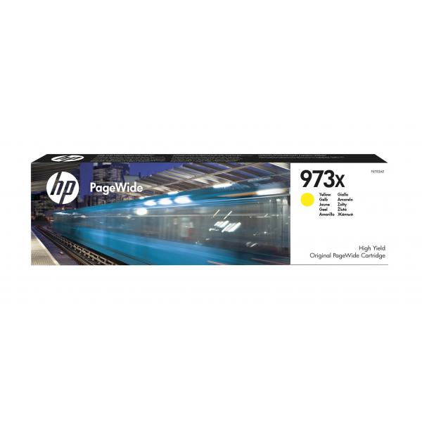 HP 973X CARTUCCIA GIALLO PER STAMPANTI HP INK-JET 7.000 PAG 86ML - Disponibile in 3-4 giorni lavorativi Hp