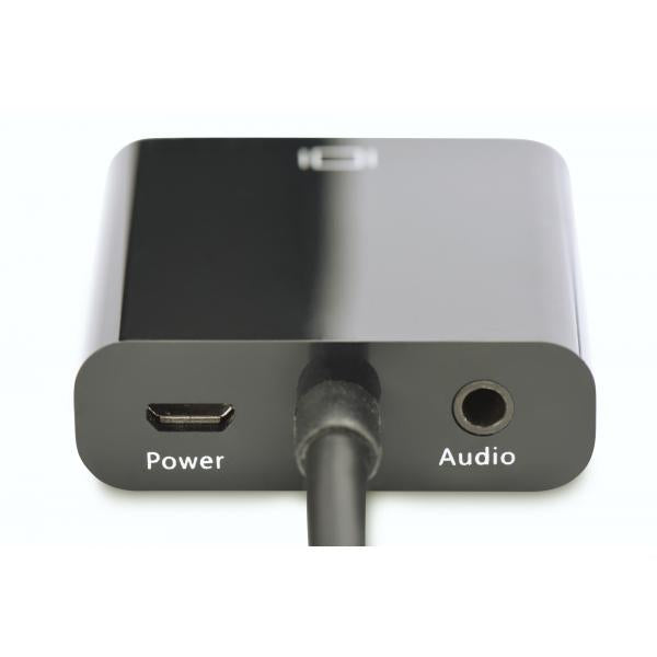 Adattatore HDMI con VGA Digitus DA-70461 Nero - Disponibile in 3-4 giorni lavorativi