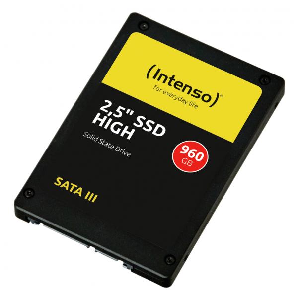 INTENSO SSD INTERNO HIGH 960GB 2,5 SATA 6GB/S R/W 520/480 - Disponibile in 3-4 giorni lavorativi