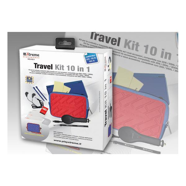 XTREME Travel Kit 10 in 1 2ds/3ds/3ds xl/New 3ds/New 3ds xl - Disponibile in 2/3 giorni lavorativi