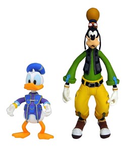Action figure / Statue Kingdom Hearts 3 Select Action Figures 2-Pack Goofy & Donald 10 - 18 cm - Disponibile in 2/3 giorni lavorativi