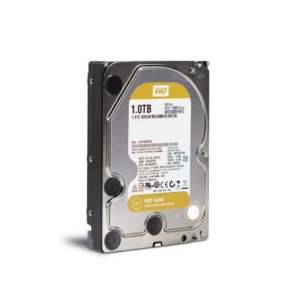 HD WD SATA3 1TB 7200 RPM 3.5" GOLD 128mb cache - WD1005FBYZ - Disponibile in 3-4 giorni lavorativi Western Digital