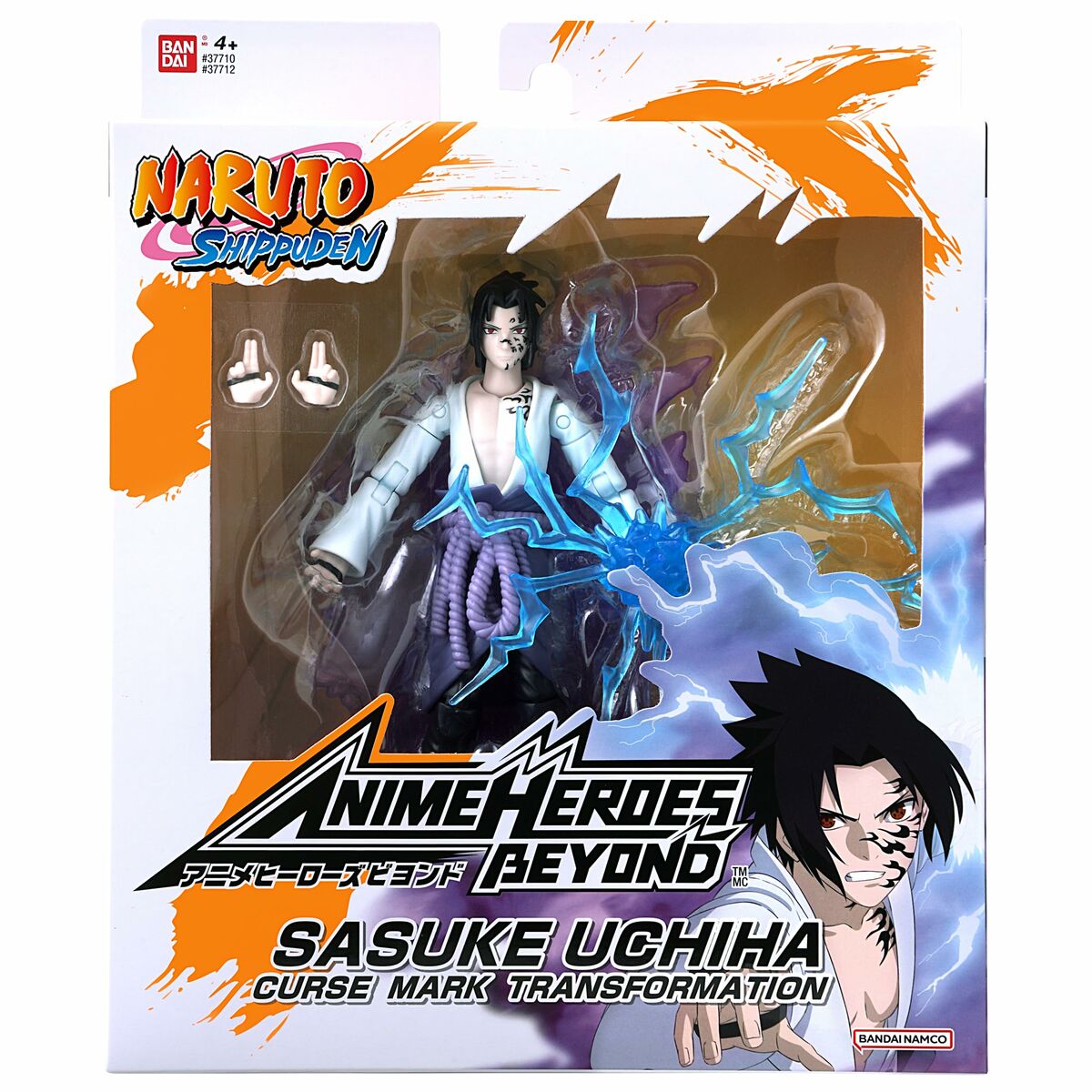 Personaggi d'Azione Naruto Shippuden Bandai Anime Heroes Beyond: Sasuke Uchiha 17 cm - Disponibile in 3-4 giorni lavorativi