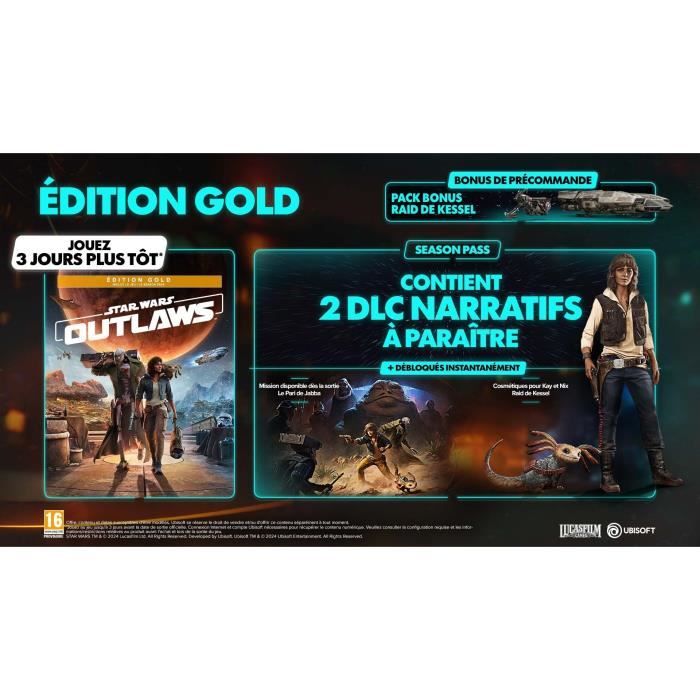 Star Wars: Outlaws - Gioco per PS5 - Edizione Gold - Disponibile in 3-4 giorni lavorativi