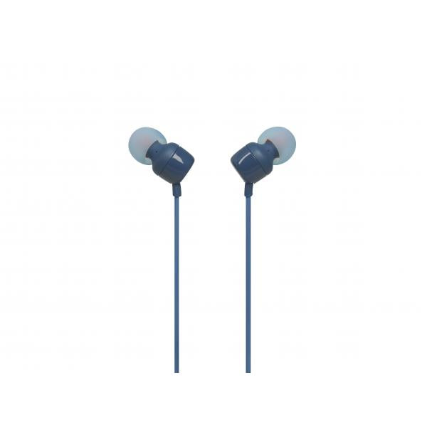 JBL Auricolari Wired Filo Tune 110 T110 Jack 3.5mm Blue - Disponibile in 2-3 giorni lavorativi Jbl