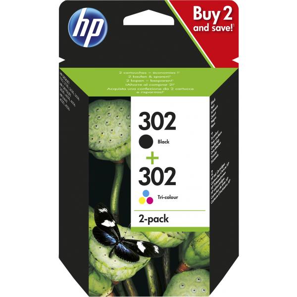 HP 302 MULTIPACK 2 CARTUCCE INK-JET 190 PAG. NERO/TRICROMIA - Disponibile in 3-4 giorni lavorativi Altro