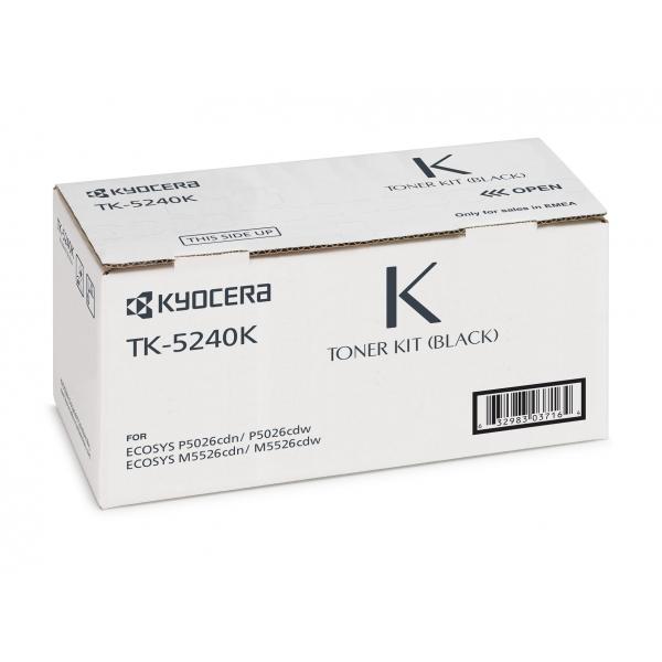 TONER KYOCERA TK-5240K Nero 4.000PP x M5526cdn M5526cdw - Disponibile in 3-4 giorni lavorativi