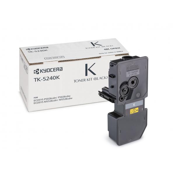 TONER KYOCERA TK-5240K Nero 4.000PP x M5526cdn M5526cdw - Disponibile in 3-4 giorni lavorativi