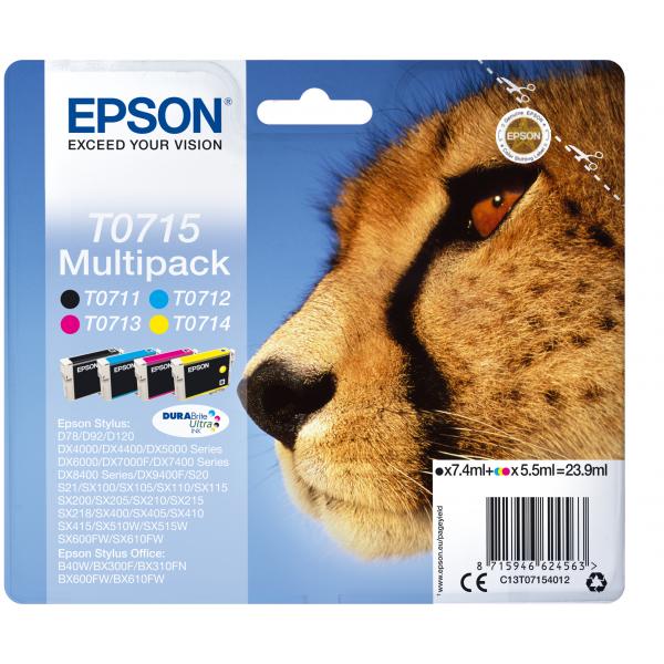 EPSON Multipack T0715 Cheetah - Disponibile in 3-4 giorni lavorativi