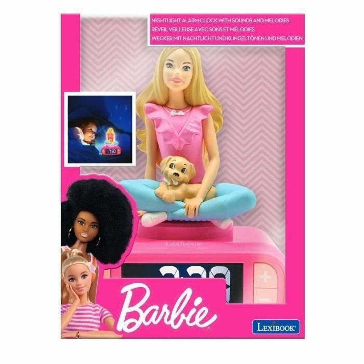 Orologio Sveglia Lexibook Barbie - Disponibile in 3-4 giorni lavorativi