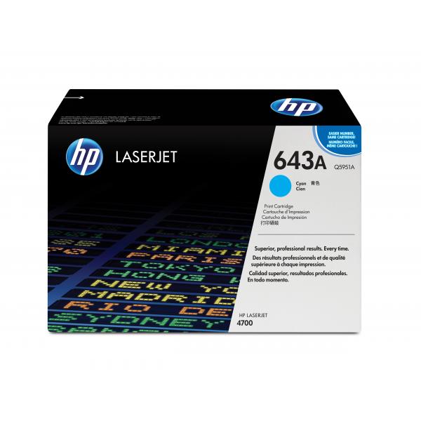 HP TONER CIANO X LJ COLOR 4700 - Disponibile in 3-4 giorni lavorativi Hewlett Packard Enterprise