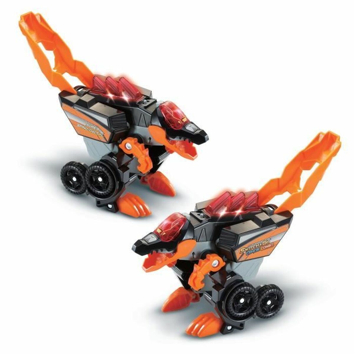 Super Robot Trasformabile Vtech Switch & Go Dinos Combo: SUPER SPINO-DACTYL 2 IN 1 Dinosauro - Disponibile in 3-4 giorni lavorativi