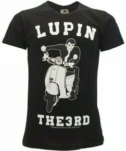 LUPIN III VESPA T-shirt S nera - Disponibile in 2/3 giorni lavorativi GED