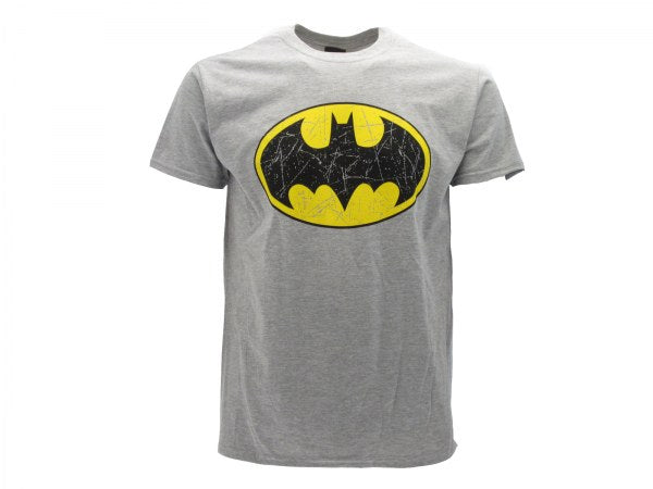 BATMAN LOGO VINTAGE T-shirt L grigia - Disponibile in 2/3 giorni lavorativi GED