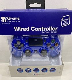 PS4 XTREME WIRED CONTROLLER BLUE PS4 Accessori - Disponibile in 2/3 giorni lavorativi