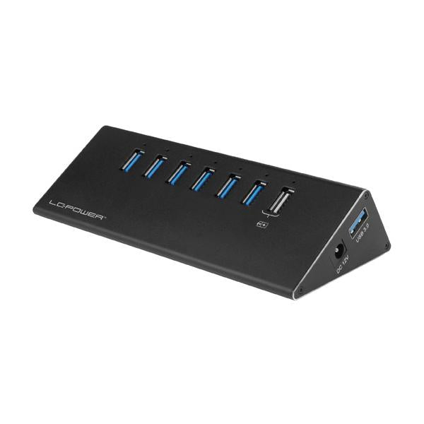 LC-Power Docking Station HUB USB 3.0 LC-HUB-ALU-2B-7 - Disponibile in 2-4 giorni lavorativi