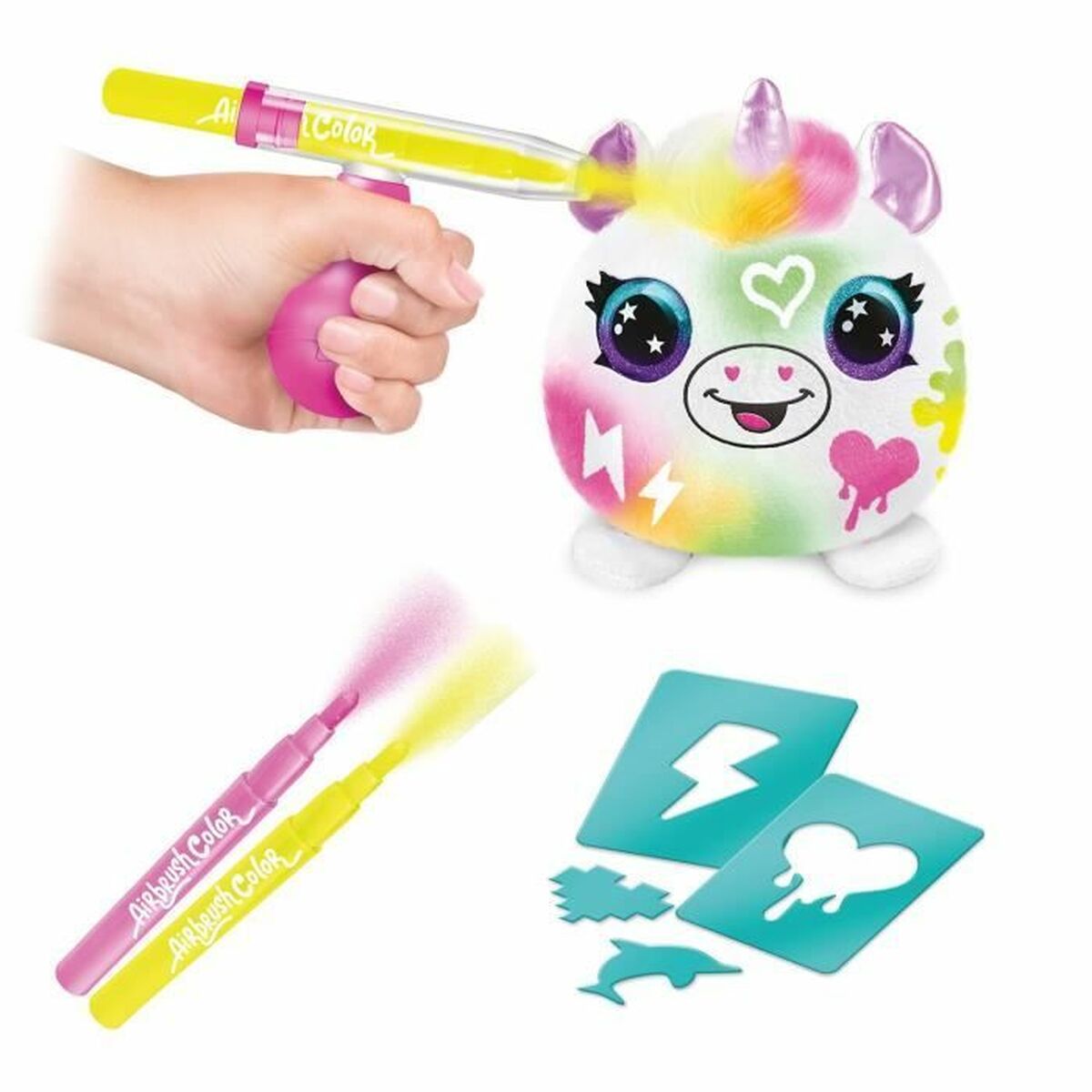 Animale di Peluche Canal Toys Neon Bianco - Disponibile in 3-4 giorni lavorativi