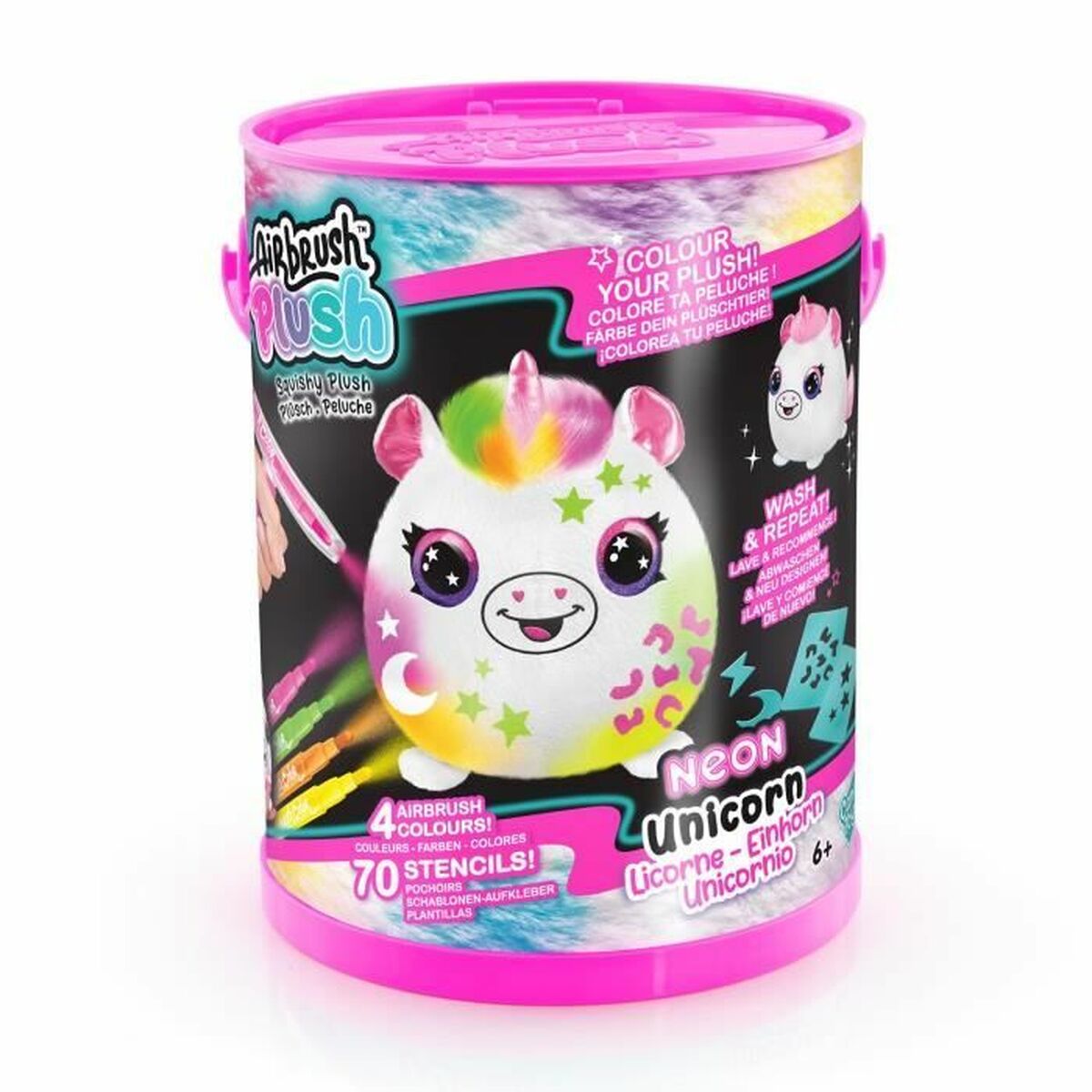 Animale di Peluche Canal Toys Neon Unicorno - Disponibile in 3-4 giorni lavorativi