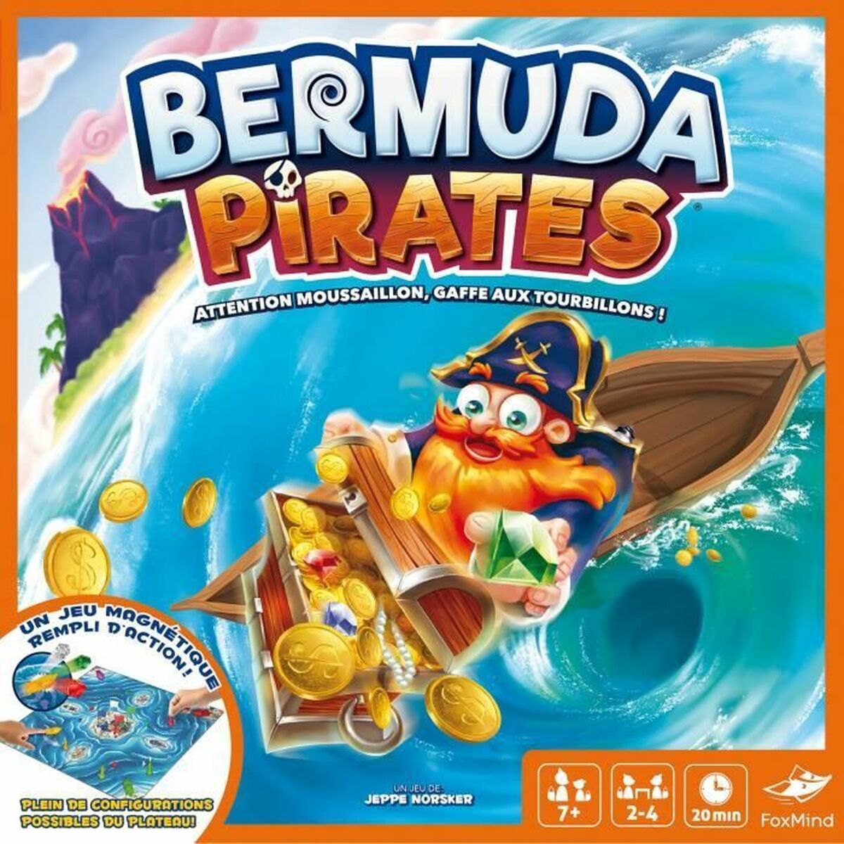 Gioco da Tavolo Asmodee Bermuda Pirates (FR) - Disponibile in 3-4 giorni lavorativi Asmodee