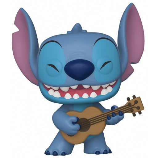 Funko Pop! FUNKO POP Disney: Lilo & Stitch - 1044 Stitch w/ukelele 9 cm - Disponibile in 2/3 giorni lavorativi