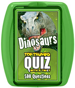 Gioco da tavolo DINOSAURS TOP TRUMP QUIZ - Disponibile in 2/3 giorni lavorativi