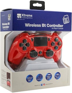 PS4 XTREME Playstation 4 Wireless BT Controller Red Accessori - Disponibile in 2/3 giorni lavorativi Xtreme