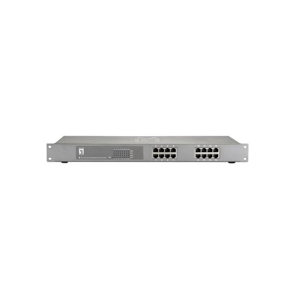 LevelOne FEP-1612W150 Fast Ethernet (10/100) Grigio Supporto Power over Ethernet (PoE) - Disponibile in 6-7 giorni lavorativi