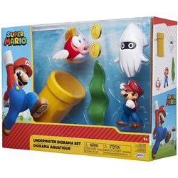 Action figure / Statue JAKKS PACIFIC NINTENDO SUPER MARIO UNDERWATER DIORAMA SET - Disponibile in 2/3 giorni lavorativi Jakks Pacific