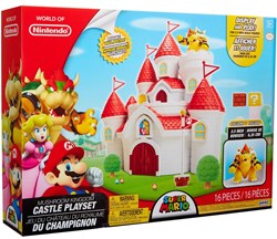 Action figure / Statue JAKKS PACIFIC NINTENDO SUPER MARIO DELUXE MUSHROOM KINGDOM CASTLE PLAYSET - Disponibile in 2/3 giorni lavorativi Jakks Pacific