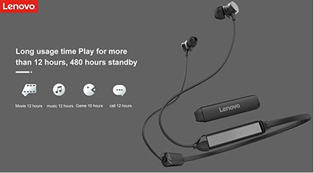 LENOVO AURICOLARI BLUETOOTH HE15 - Disponibile in 3-4 giorni lavorativi