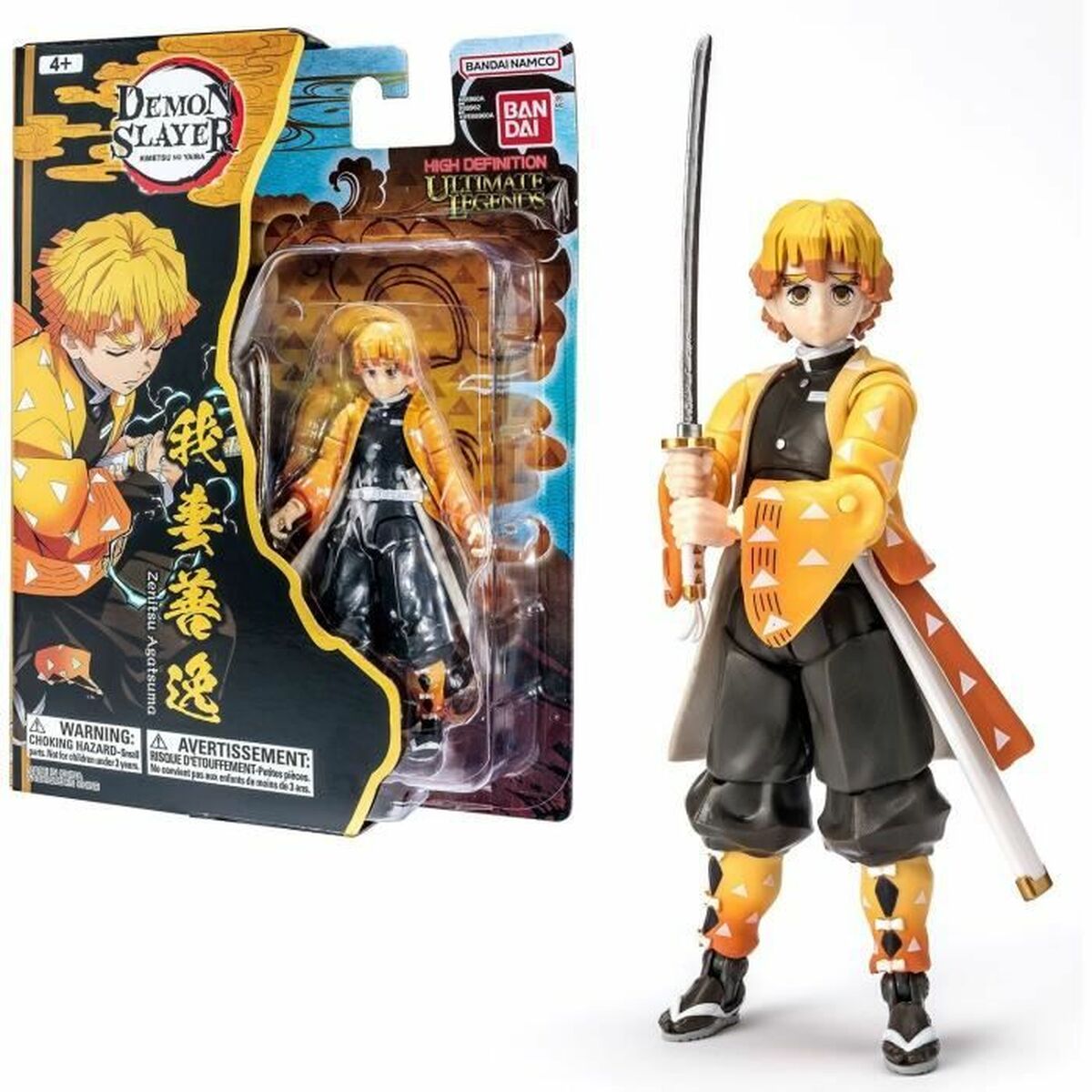 Statuetta Articolata Bandai Demon Slayer Zenitsu Agatsuma - Disponibile in 3-4 giorni lavorativi