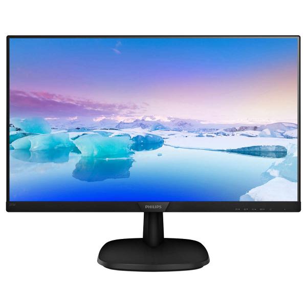 Monitor Nuovo MONITOR PHILIPS LED 27" Wide 273V7QJAB/00 1920x1080 5ms 250cd/mq 1000:1(10.000.000:1) 2x2W MM VGA HDMI DP - Disponibile in 3-4 giorni lavorativi