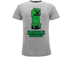 MINECRAFT HOSTILE BEHAVIOUR 9/11 grigia - Disponibile in 2/3 giorni lavorativi GED