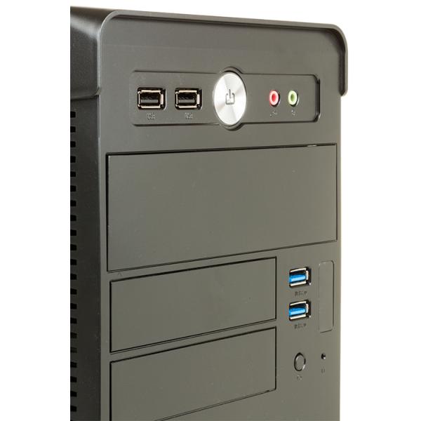 ITEK CASE RIVER MINI TOWER M-ATX 500W 2XUSB3.0 FULL BLACK - Disponibile in 3-4 giorni lavorativi