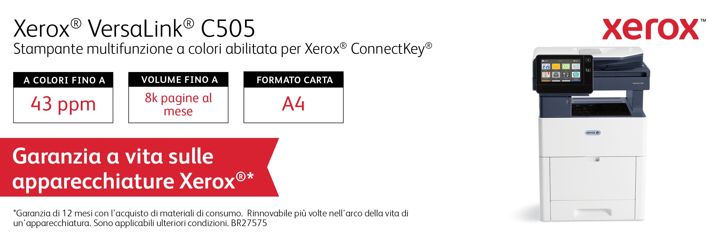 Xerox Cartuccia toner Magenta da 9.000 pagine per VersaLink C500 / C505 (106R03874) - Disponibile in 6-7 giorni lavorativi