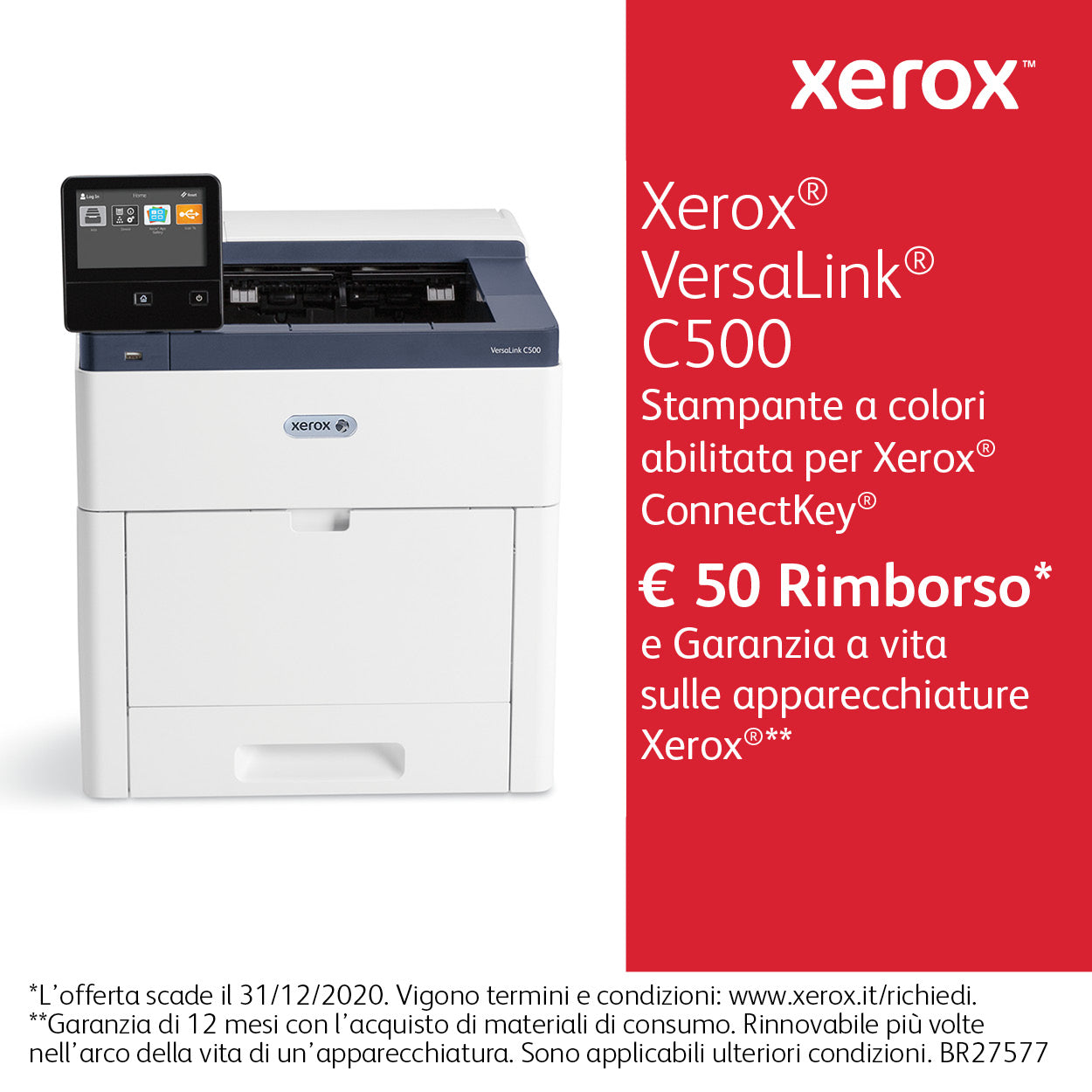 Xerox Cartuccia toner Magenta da 9.000 pagine per VersaLink C500 / C505 (106R03874) - Disponibile in 6-7 giorni lavorativi