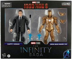 Action figure / Statue HASBRO MARVEL LEGENDS - THE INFINITY SAGA - IRON MAN MIDAS ARMOR & HAPPY 15CM - Disponibile in 2/3 giorni lavorativi Hasbro