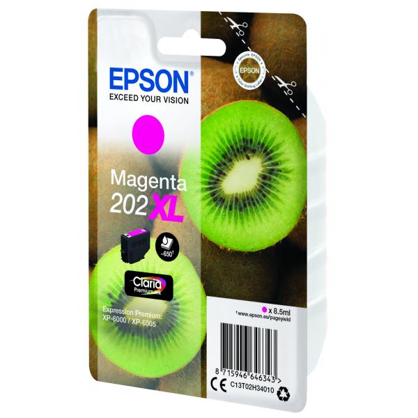 EPSON 202 XL CARTUCCIA INK 8.5 ML MAGENTA - Disponibile in 3-4 giorni lavorativi Epson
