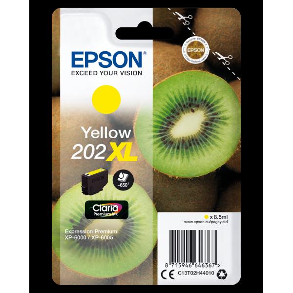 EPSON 202 XL CARTUCCIA INK 8.5 ML GIALLO - Disponibile in 3-4 giorni lavorativi Epson