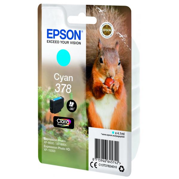 EPSON 378 CARTUCCIA INK 4.1 ML CIANO - Disponibile in 3-4 giorni lavorativi Epson