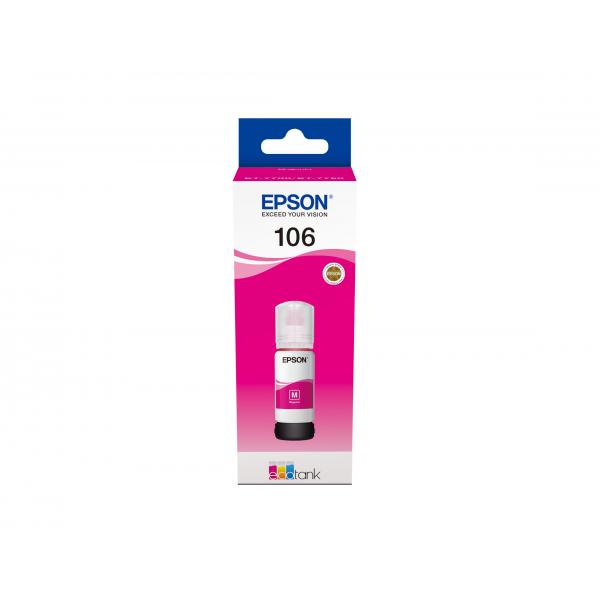 EPSON 106 FLACONE ECOTANK 70 ML MAGENTA - Disponibile in 3-4 giorni lavorativi Epson