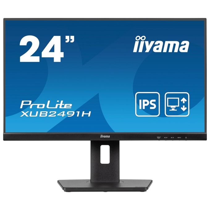 Iiyama ProLite XUB2491H-B1 Monitor PC 23.8'' 1920x1080 Pixel Full HD LED Nero - Disponibile in 3-4 giorni lavorativi