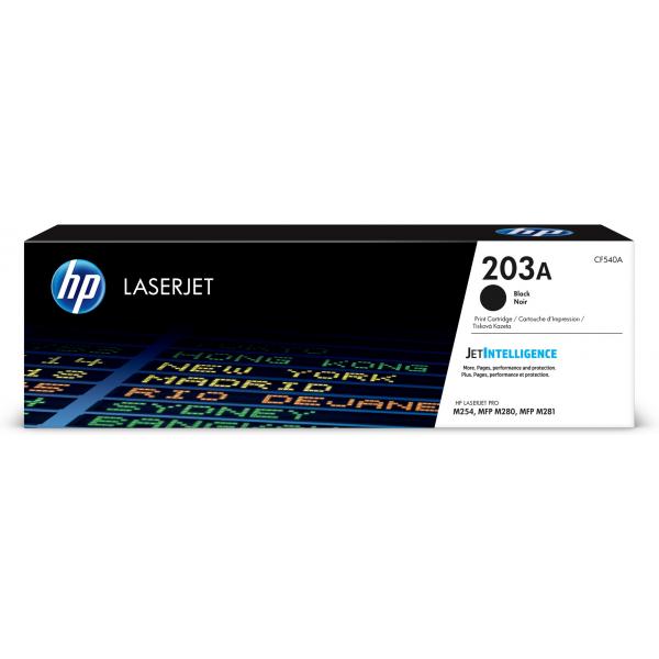 TONER HP CF540AN.203A Nero 1.400PP X LASERJET M254NW M254DW M280NW M281FDN M281FDW - Disponibile in 3-4 giorni lavorativi