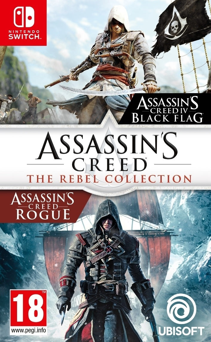 Switch Assassin's Creed - The Rebel Collection - Black Flag + Assassin's Creed Rogue Remaster - Disponibile in 2/3 giorni lavorativi