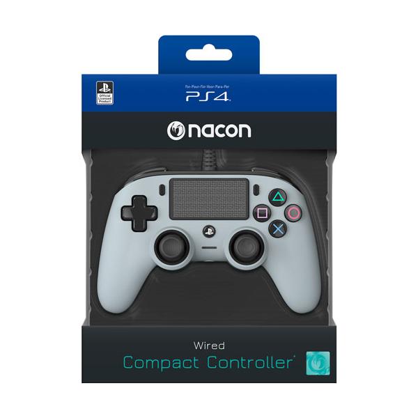 PS4 NACON OLP Compact Controller WRD Grigio PS4 Accessori - Disponibile in 2/3 giorni lavorativi