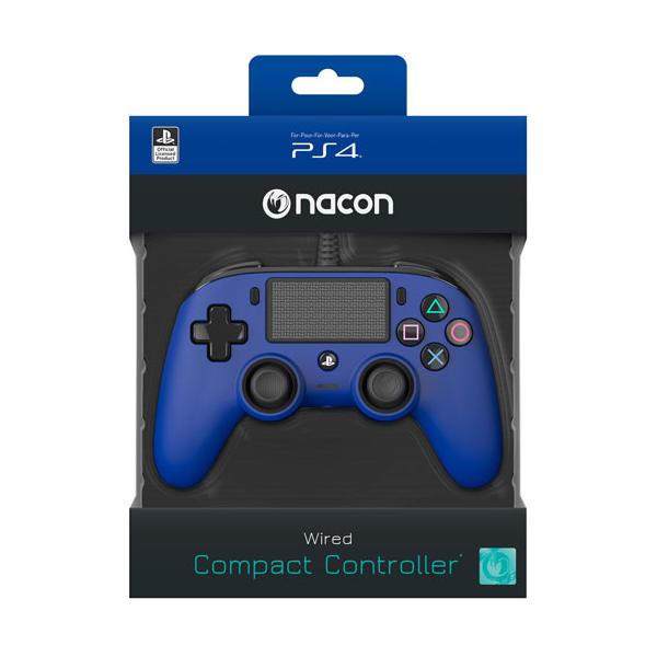 PS4 NACON OLP Compact Controller WRD Blu PS4 Accessori - Disponibile in 2/3 giorni lavorativi