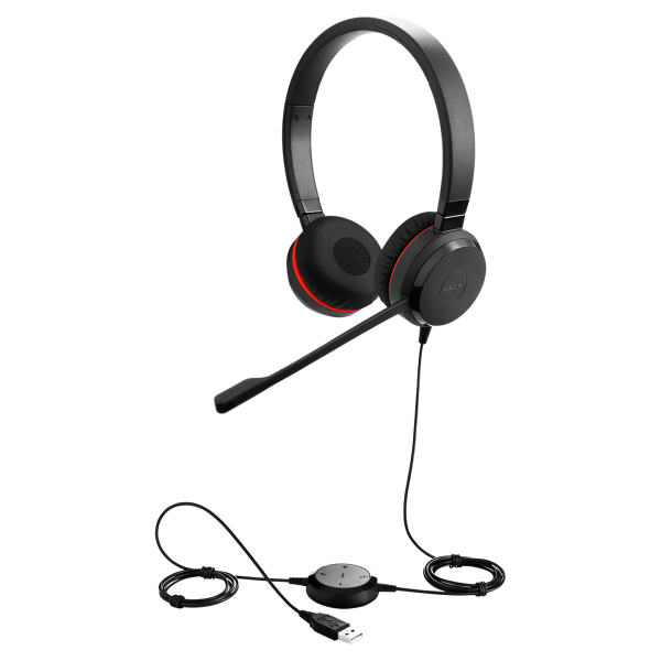 Jabra Evolve 20 Es Ms Duo Cuffie a Padiglione con Microfono - Disponibile in 3-4 giorni lavorativi